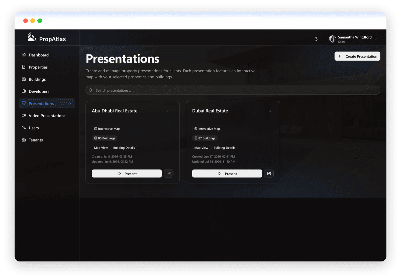 Agency workspace overview
